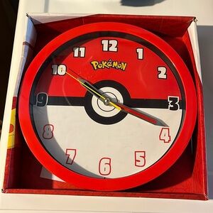 Pokemon wall clock. In the package!